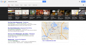 Google Local Search Carousel