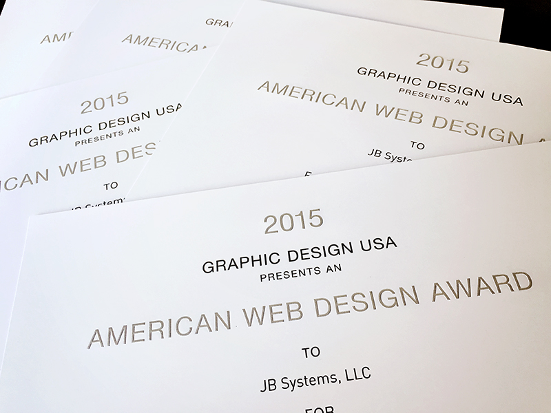 GDUSA Recognizes JB Systems’ Custom Web Designs