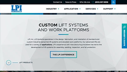 LPI website - Subpage